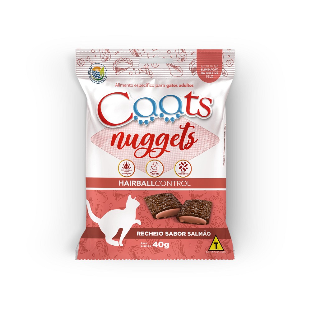 CAATS NUGGETS SNACKS HAIRBALL 40 GR