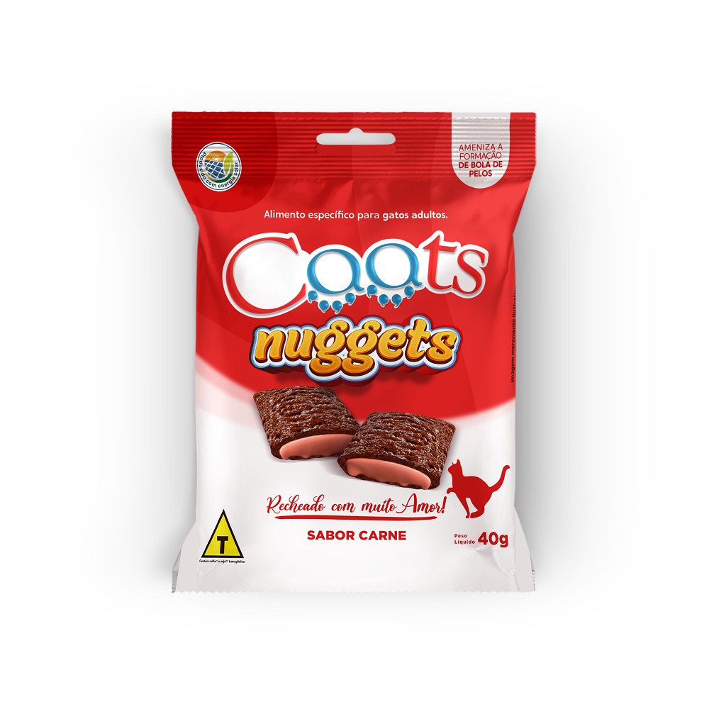 CAATS NUGGETS SNACKS CARNE 40 GR