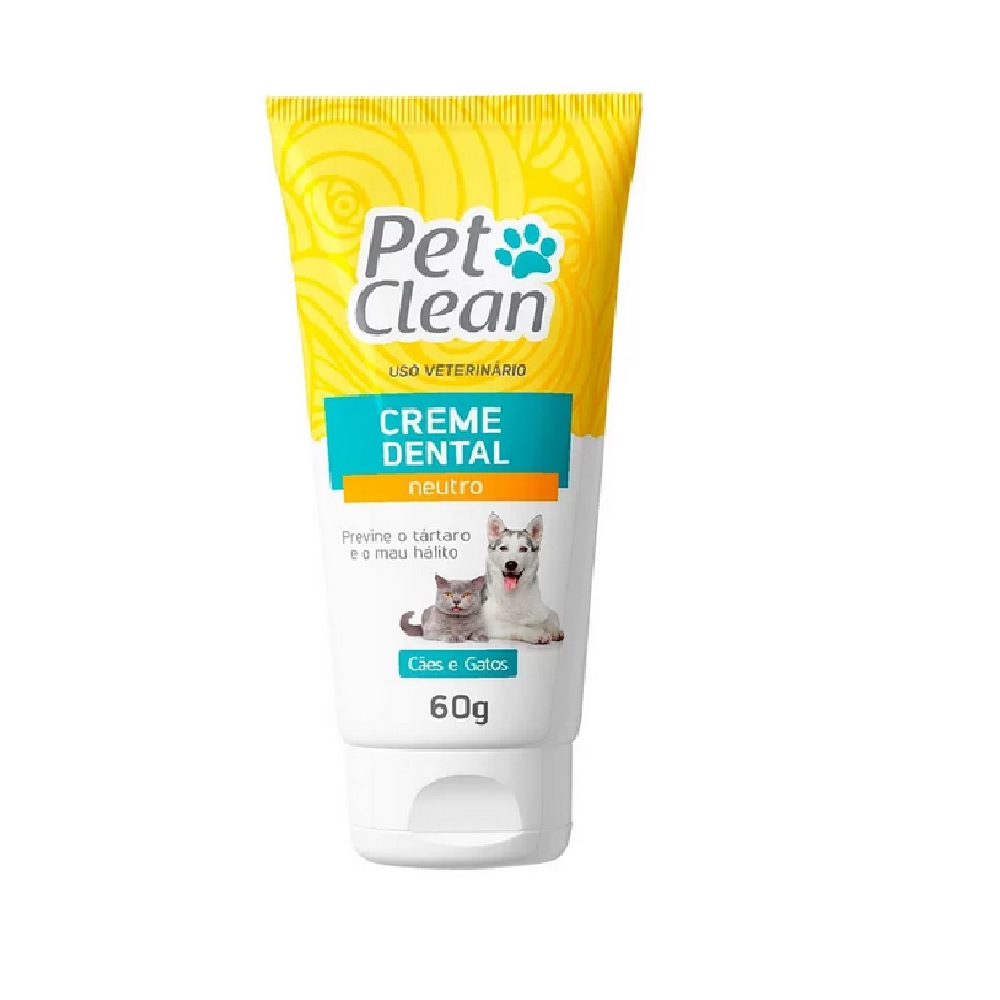 CREME DENTAL NEUTRO PET CLEAN 60G