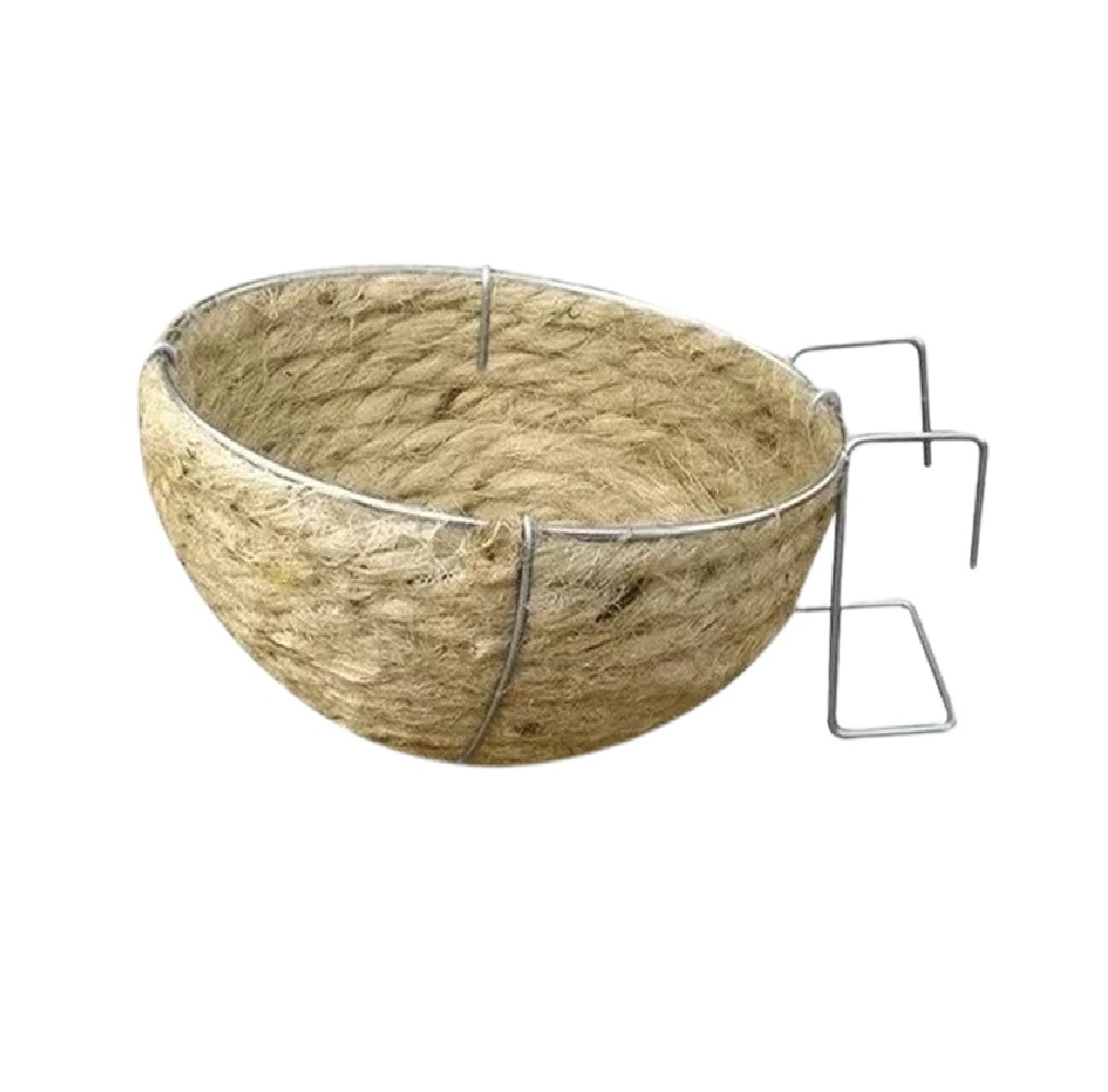 NINHO DE JUTA PARA CURIO - 6,5 DIAM. X 4