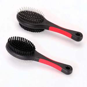 ESCOVA DUPLA PET BLACK P 18CM