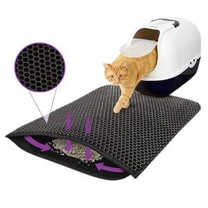 TAPETE PARA AREIA DE GATO EM E.V.A 45X60