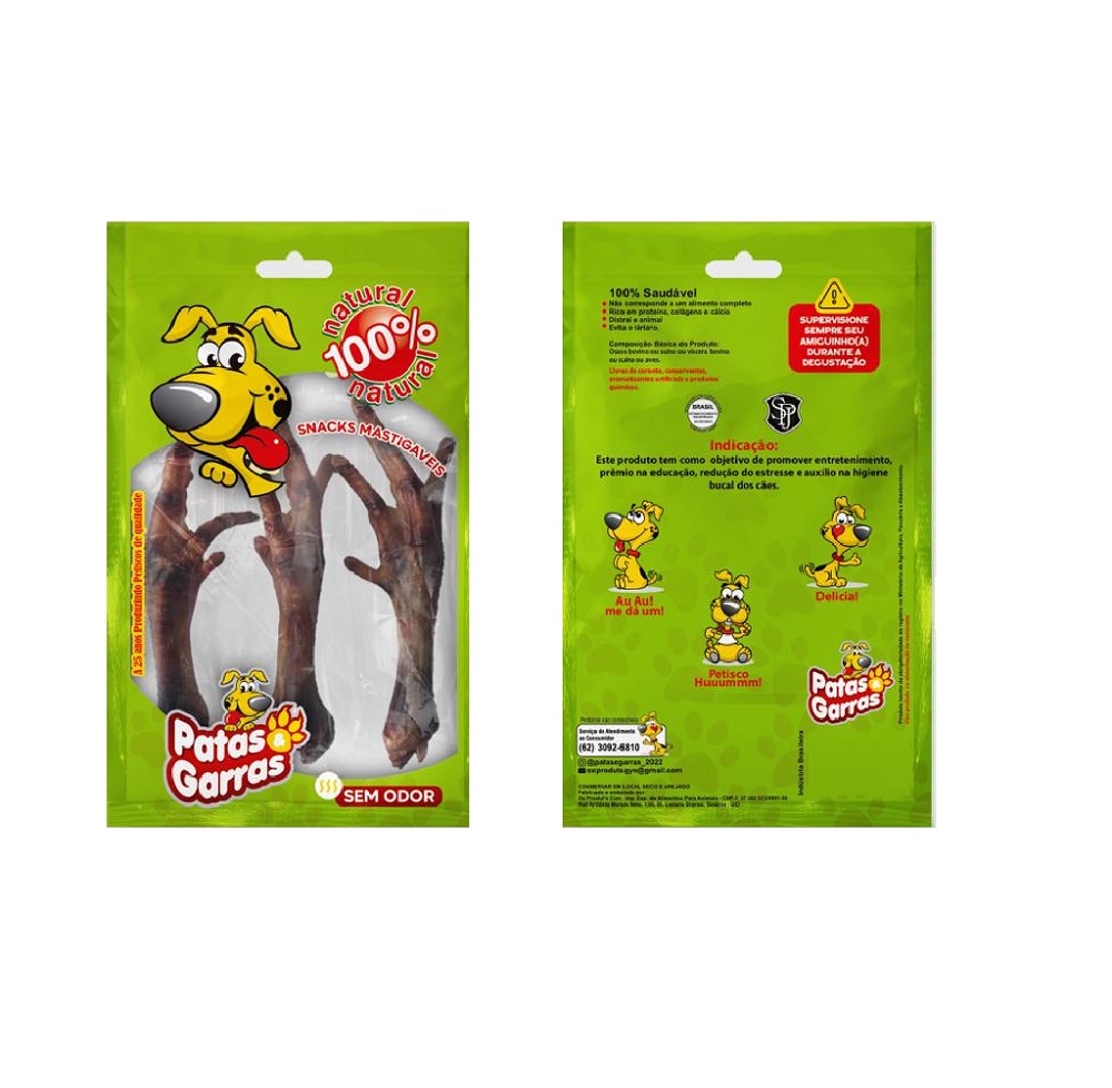 PE DE FRANGO PATAS E GARRAS -  3 UN