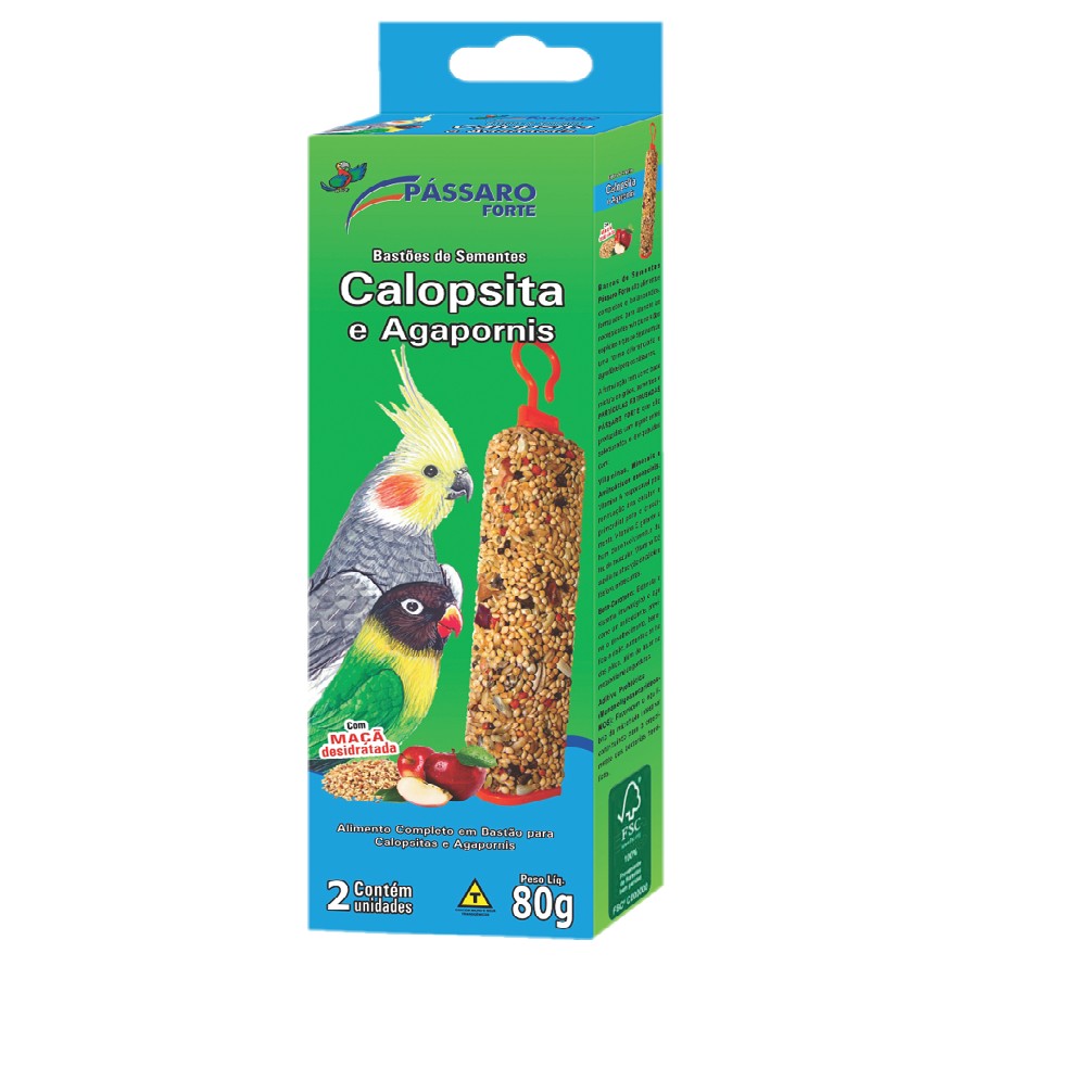 BASTAO DE SEMENTES - 80 GR CALOPSITA 