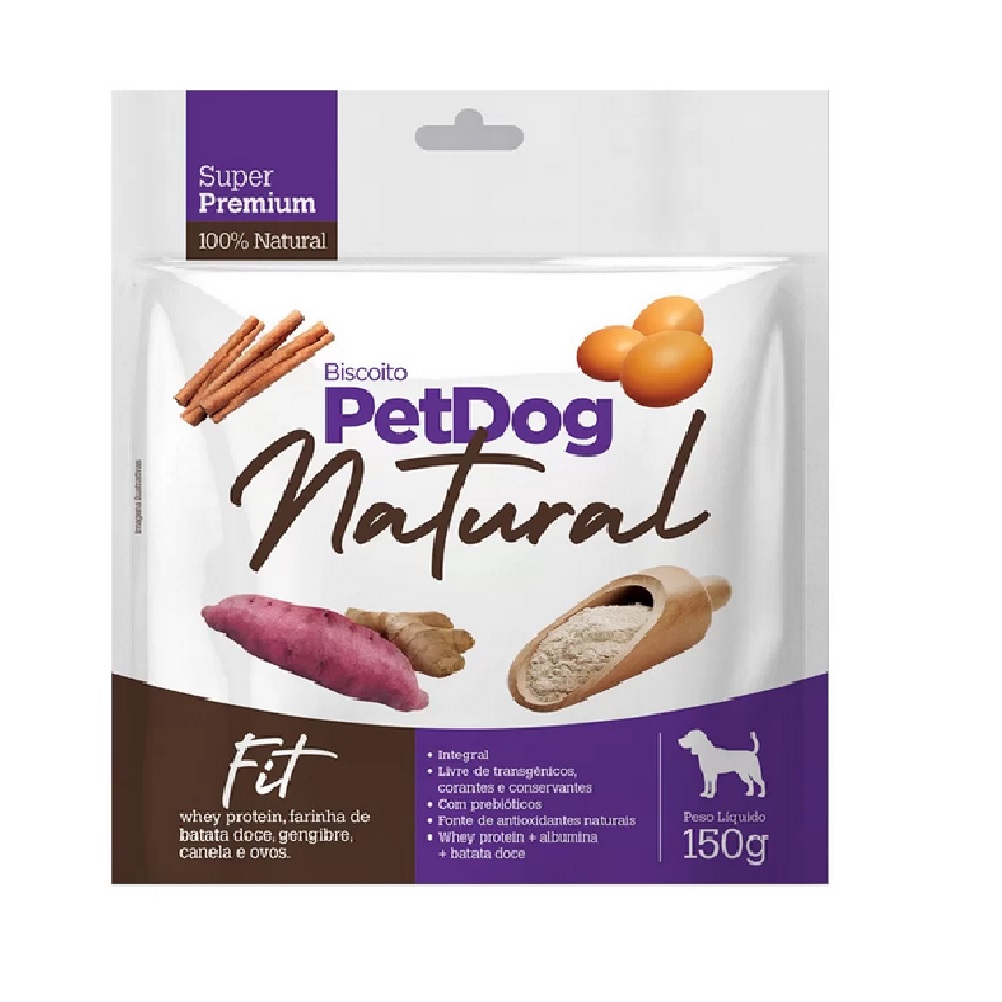 BISCOITO PET DOG NATURAL FIT 150G