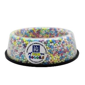 COMEDOURO P/GATO FUN COLORS - 120ML