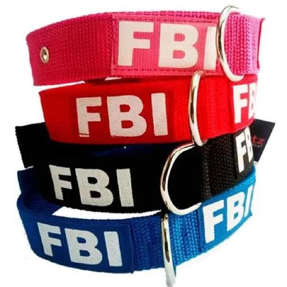 COLEIRA FBI TAMANHO 9 (40MM X 65CM)