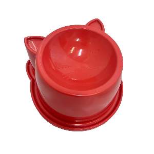 COM ANATOMICO GATO LUXO VERMELHO 250 ML 