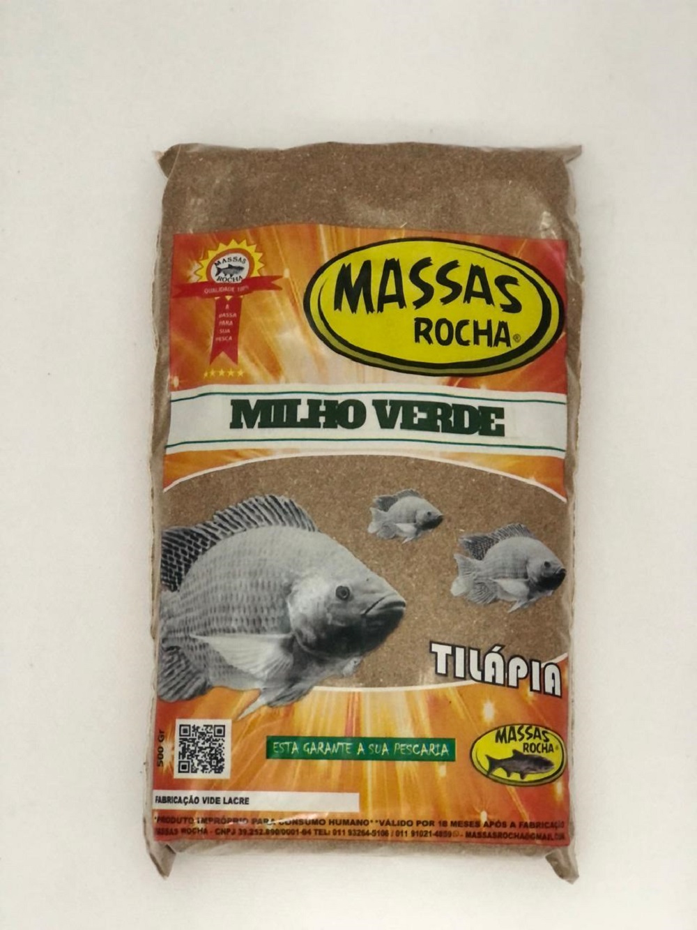 MASSA PARA TILAPIA - MILHO VERDE 500 GR