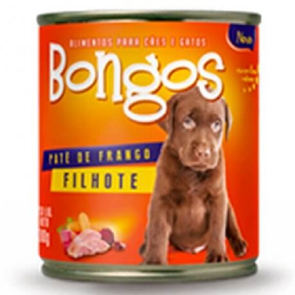 PATE BONGOS CAO FILHOTE FRANGO 280G