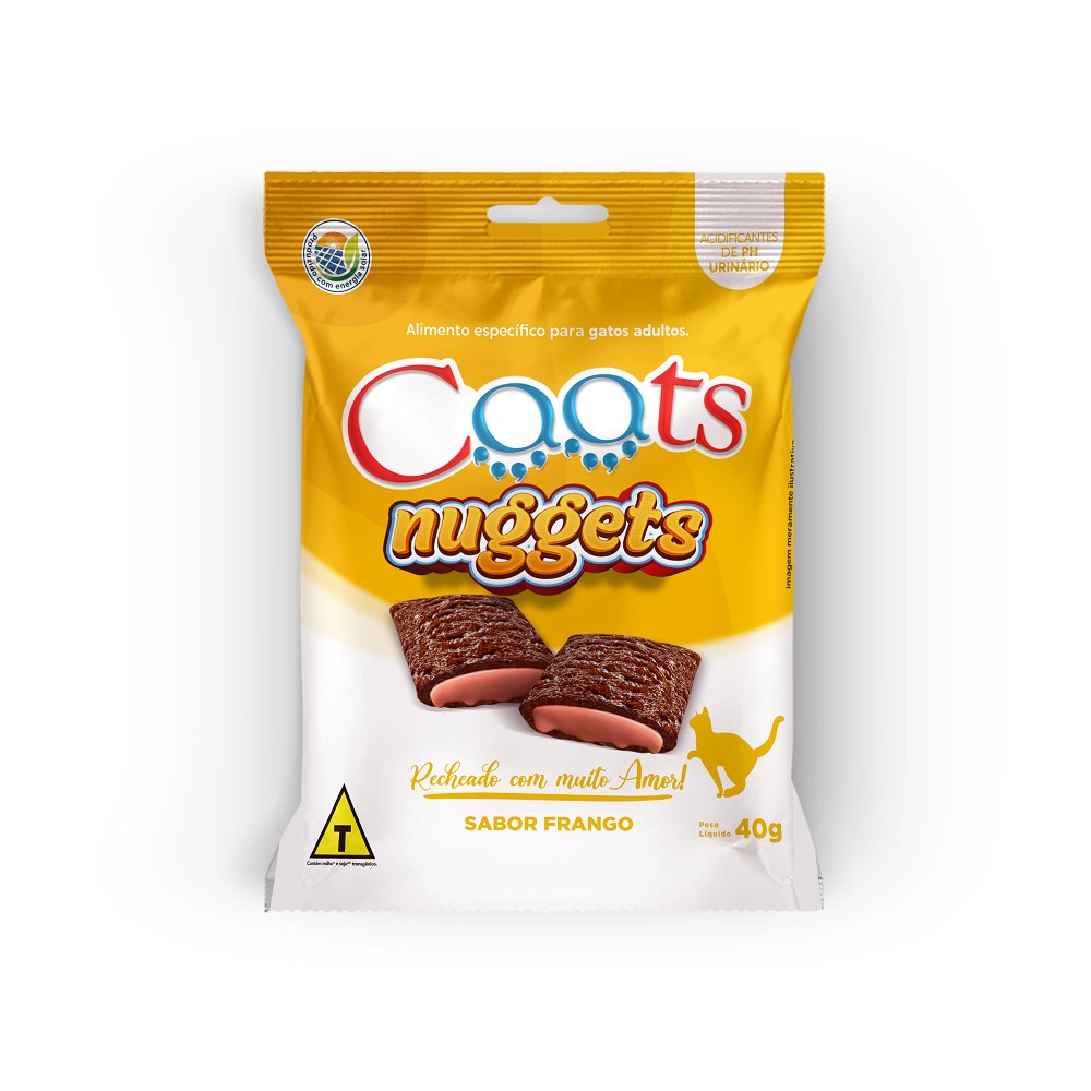CAATS NUGGETS SNACKS FRANGO 40 GR