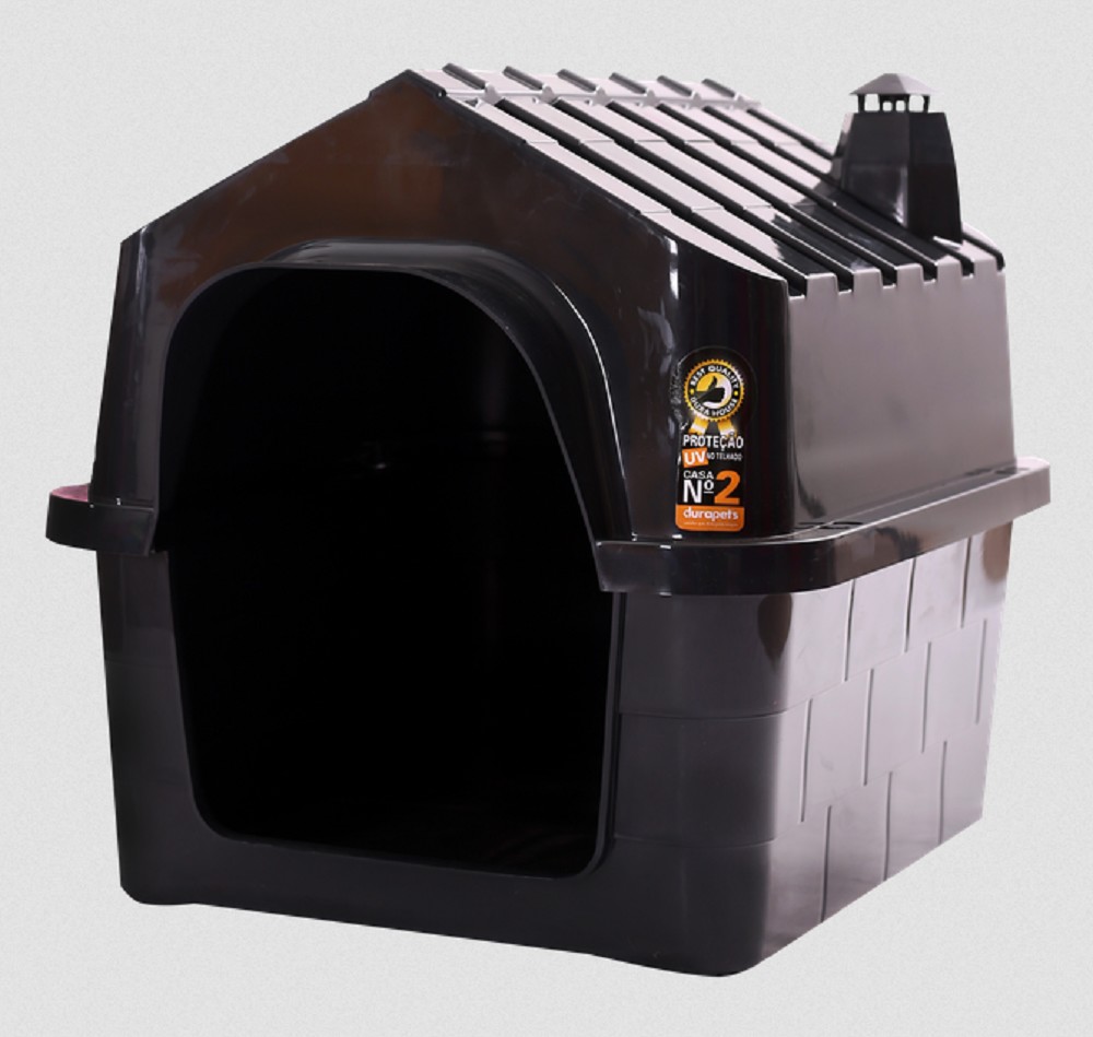 CASA DE CACHORRO DURAHOUSE N.2 - PRETA