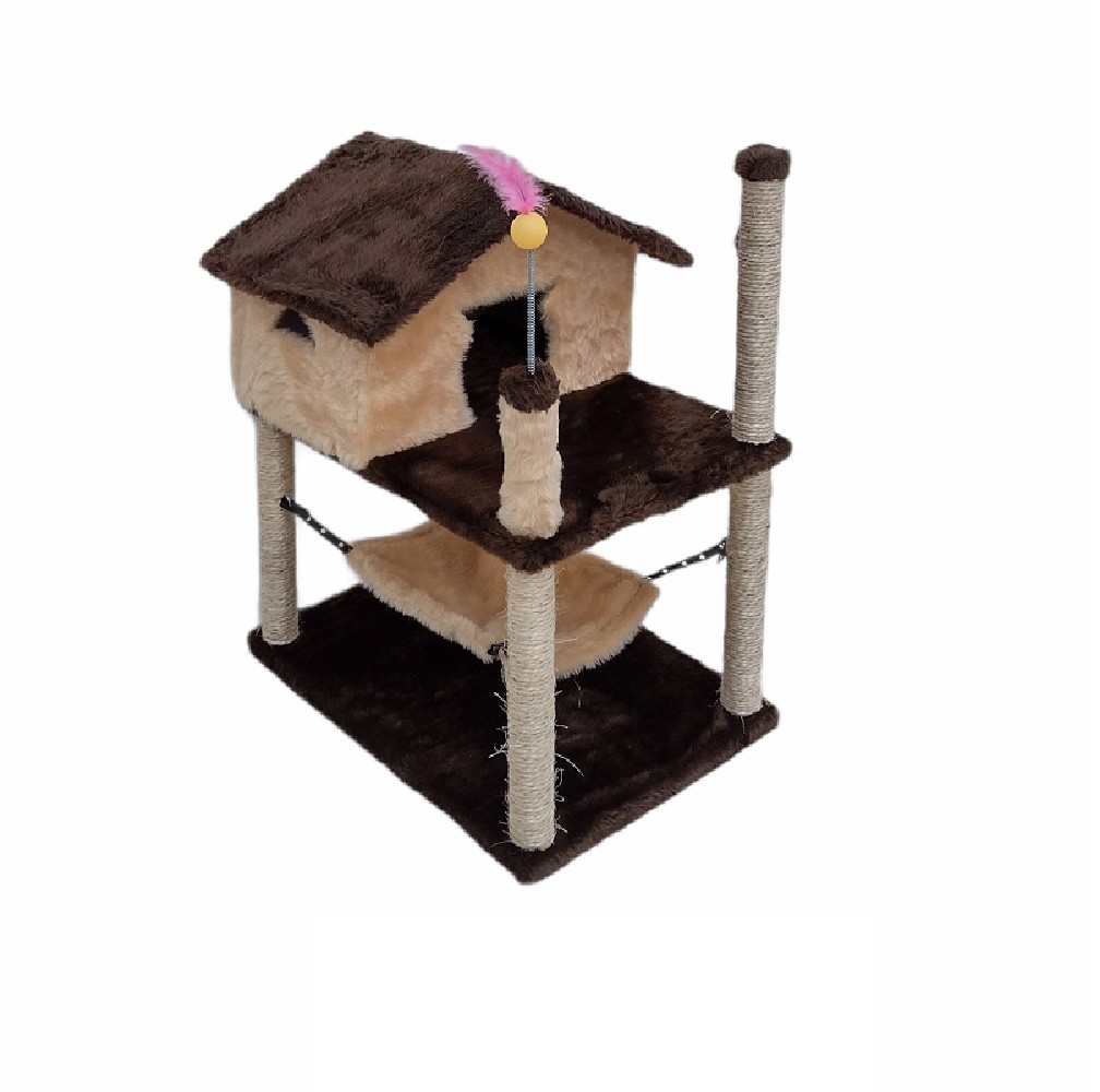 ARRANHADOR CASA E REDE - MARROM