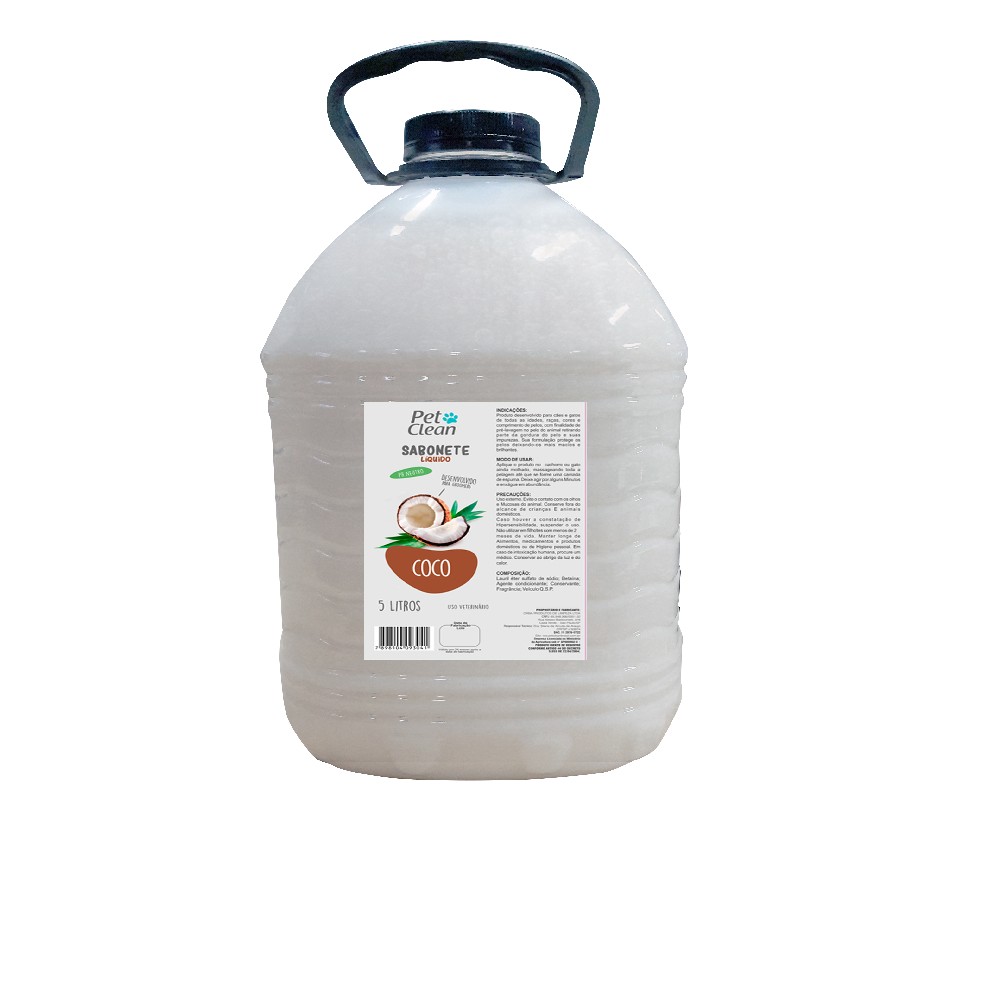 SABONETE DE COCO LIQUIDO 5 L