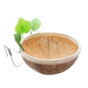 NINHO FIBRA SISAL  C/ FOLHAGEM – TRINCA 