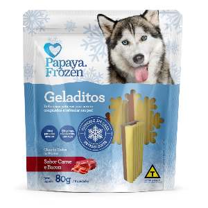 PETISCO FROZEN GELADITOS CARNE BACON 80G