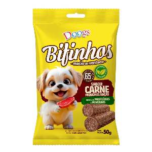 BIFINHO DOOGS RACAS PEQ E MED CARNE 50GR