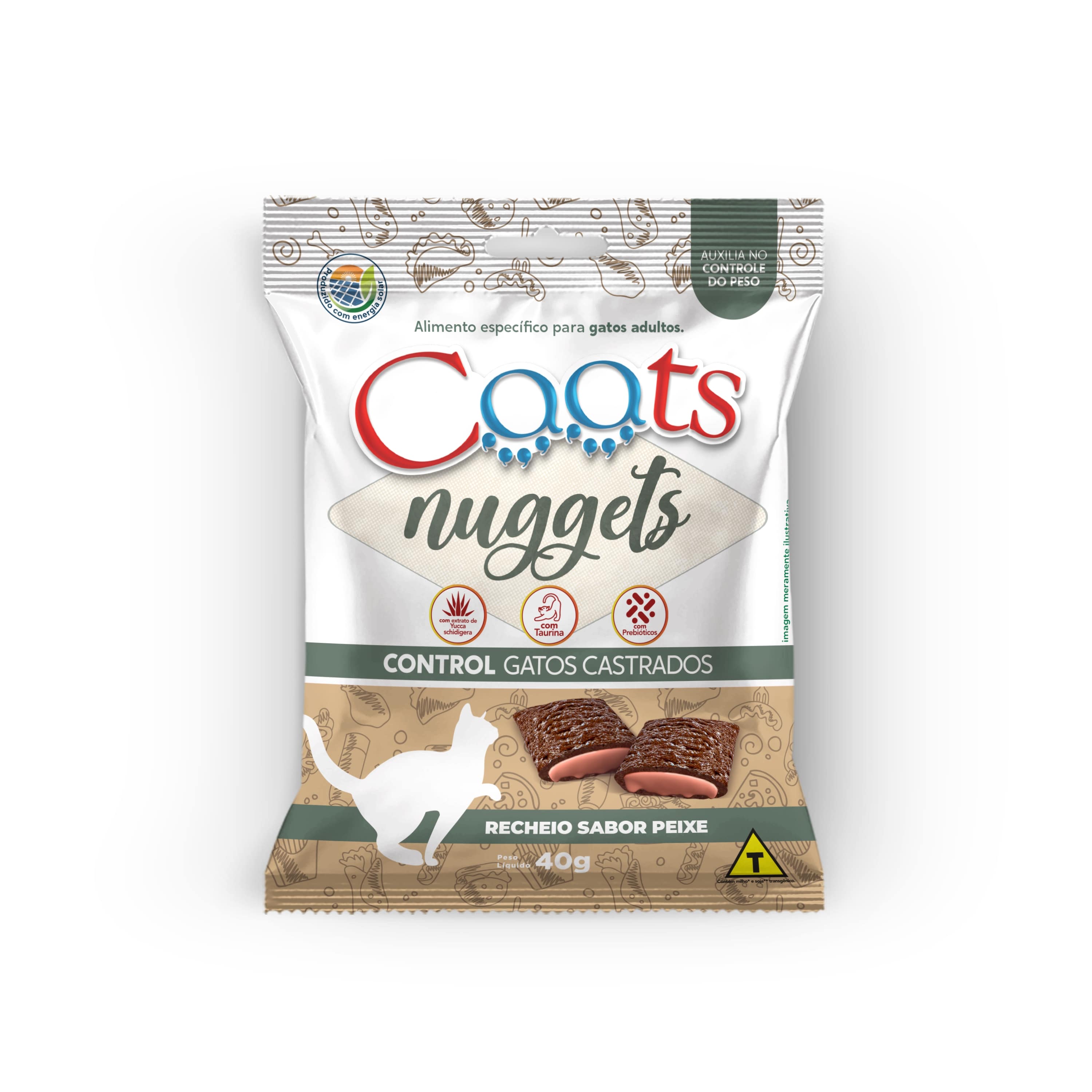 CAATS NUGGETS SNACKS CONTROL 40 GR