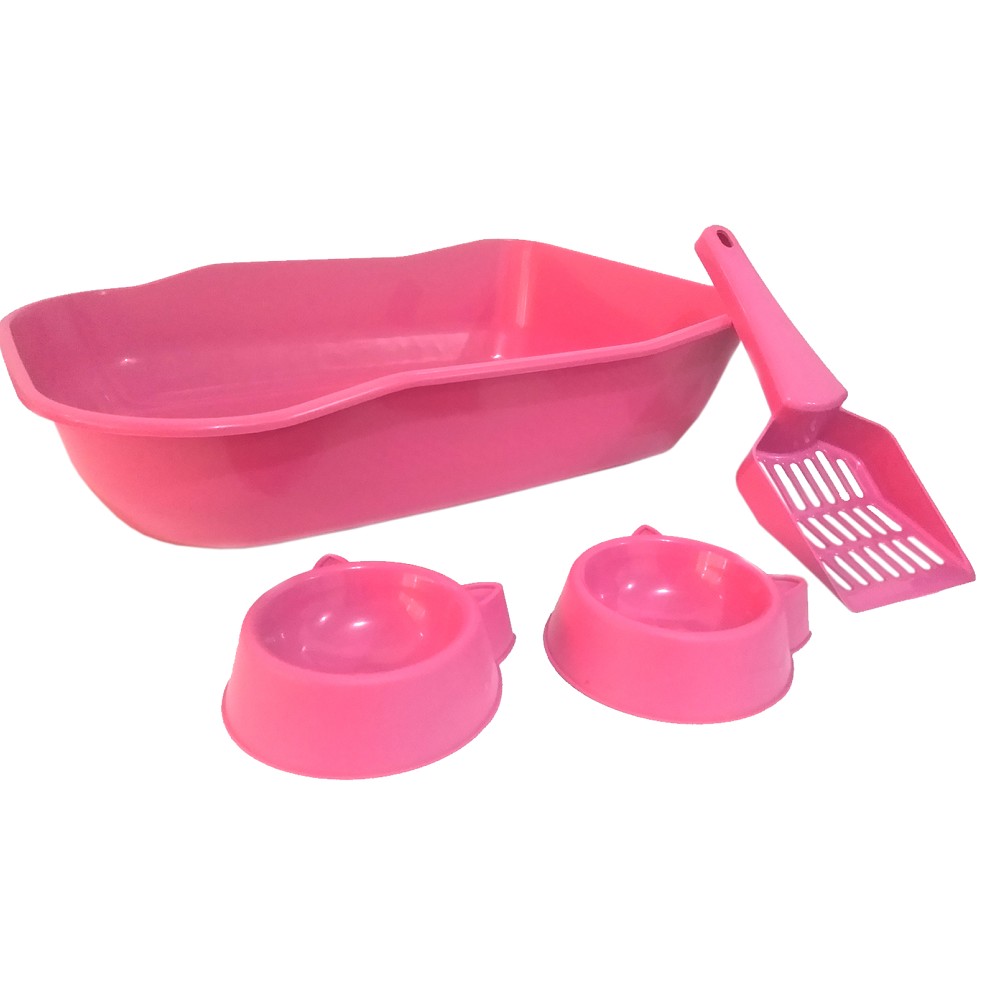 KIT BANDEJA HIGI. SINGLE ROSA DURAPETS