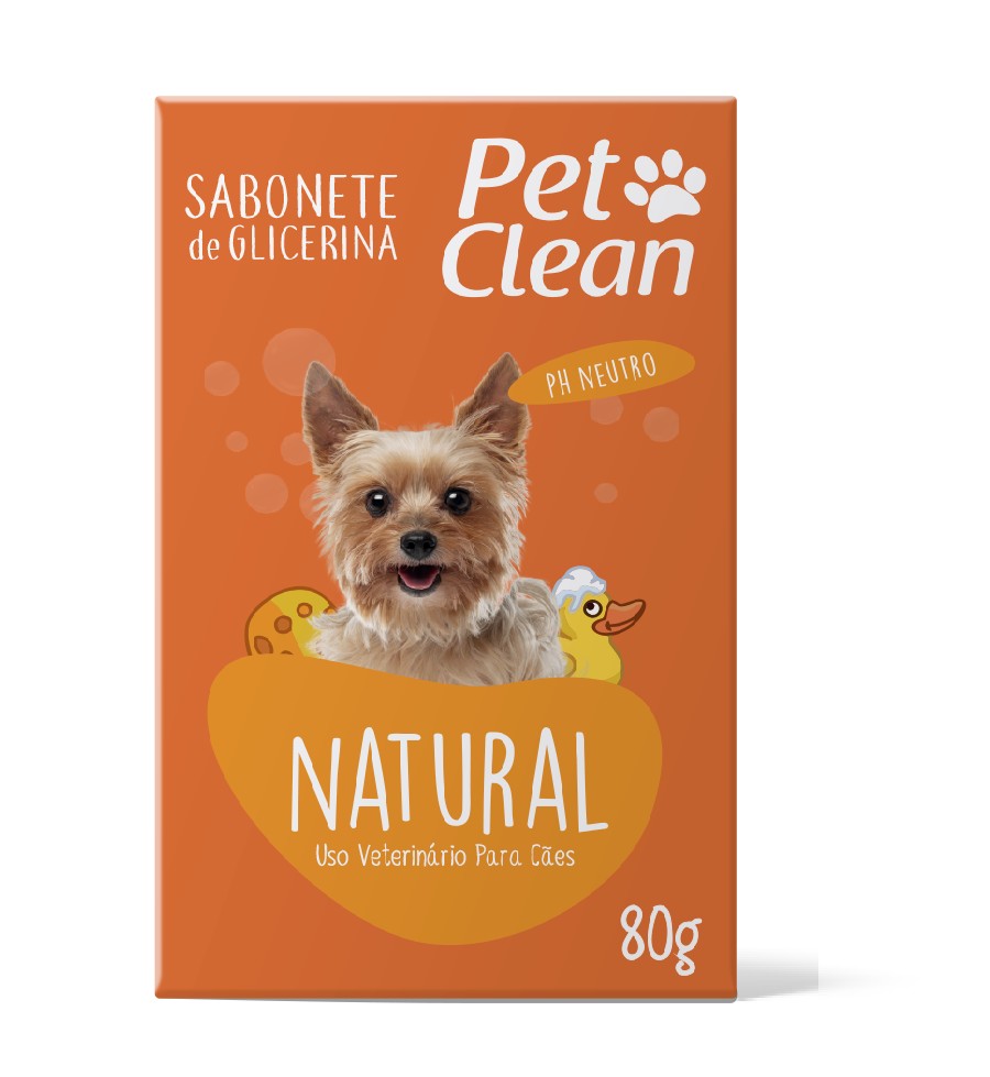 SABONETE NATURAL PET CLEAN 80G