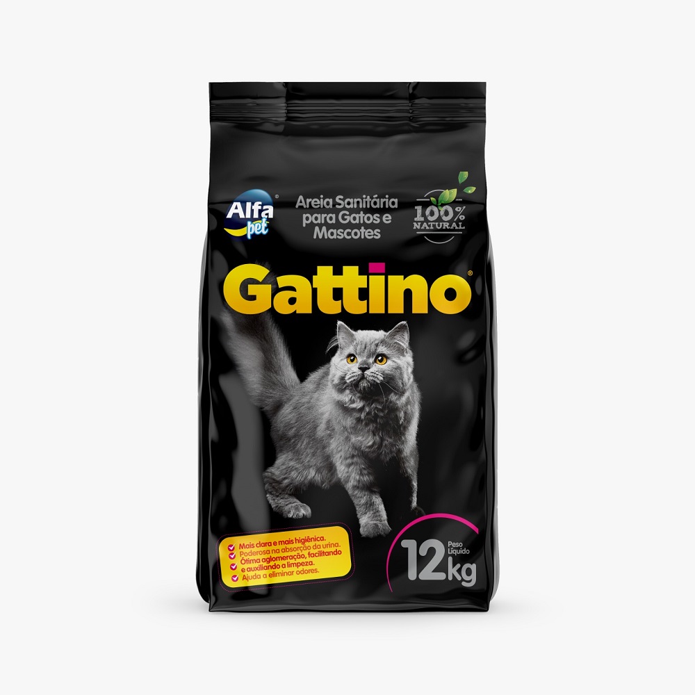 AREIA SANITARIA GATTINO 12 KG