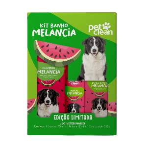 KIT BANHO MELANCIA PET CLEAN