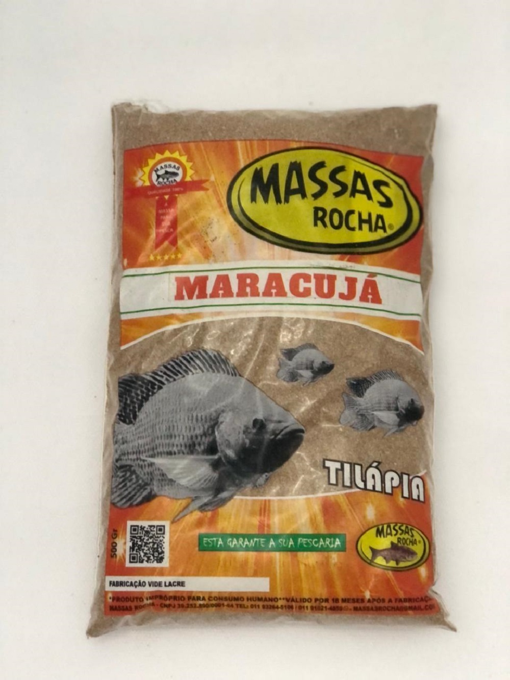 MASSA PARA TILÁPIA - MARACUJÁ 500 GR