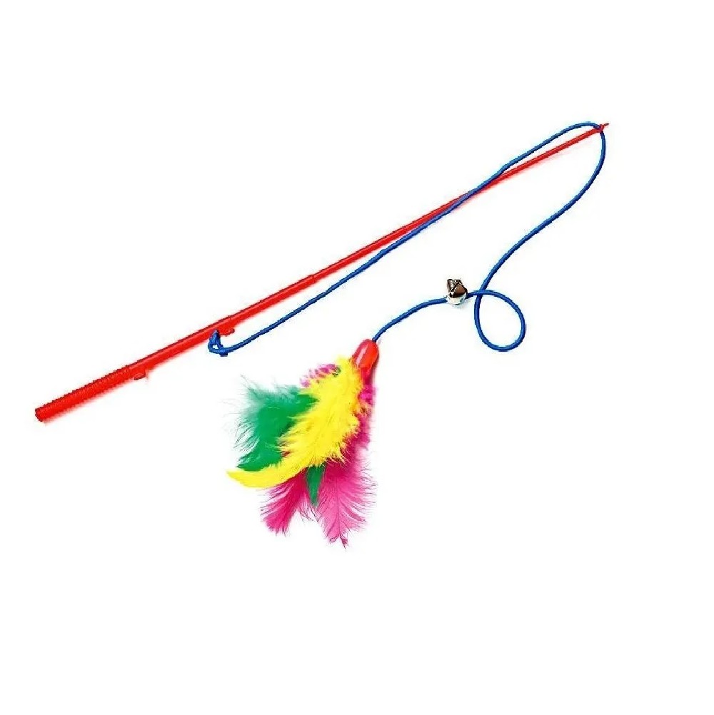 VARA PARA GATO COM PENA (V1)