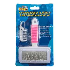 RASQUEADEIRA PLASTICA EMBORRACHADA 14 CM