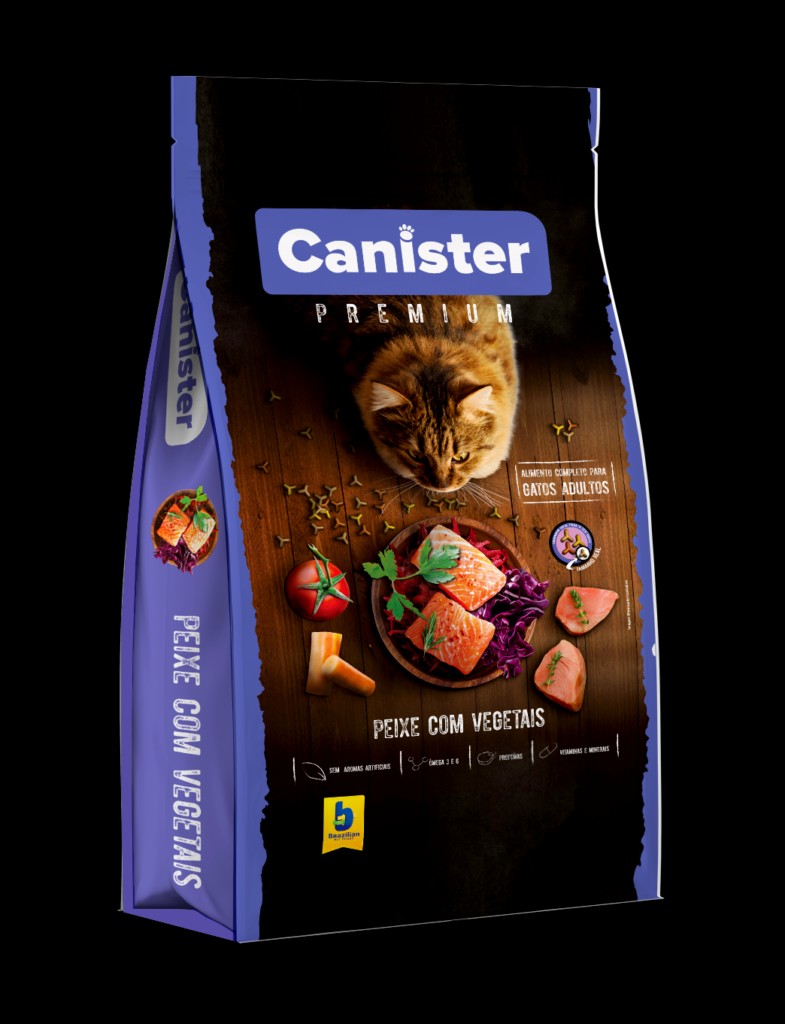 CANISTER GATO PEIXE COM VEGETAIS 25KG