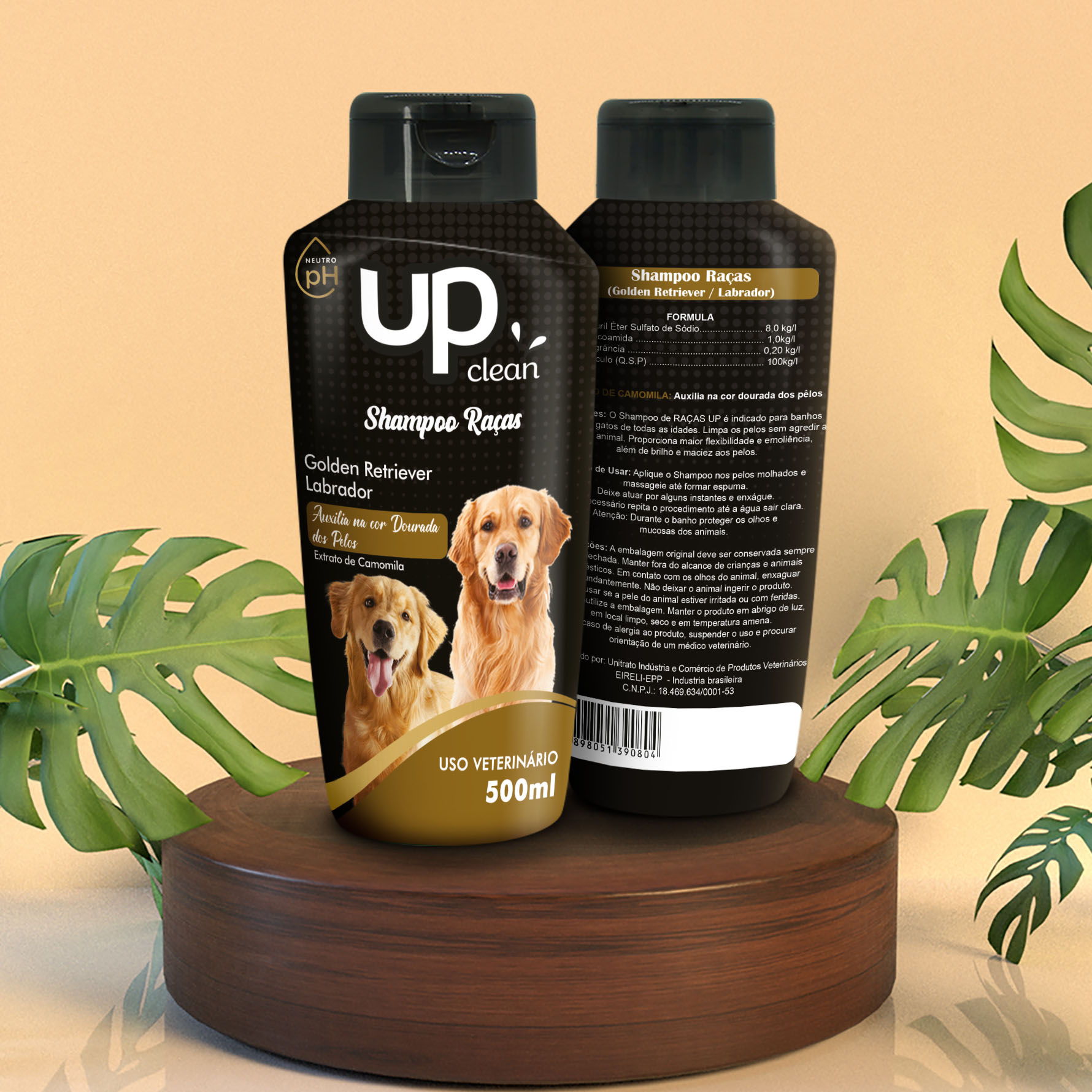 SHAMPOO UPCLEAN GOLDEN/LABRADOR 500ML