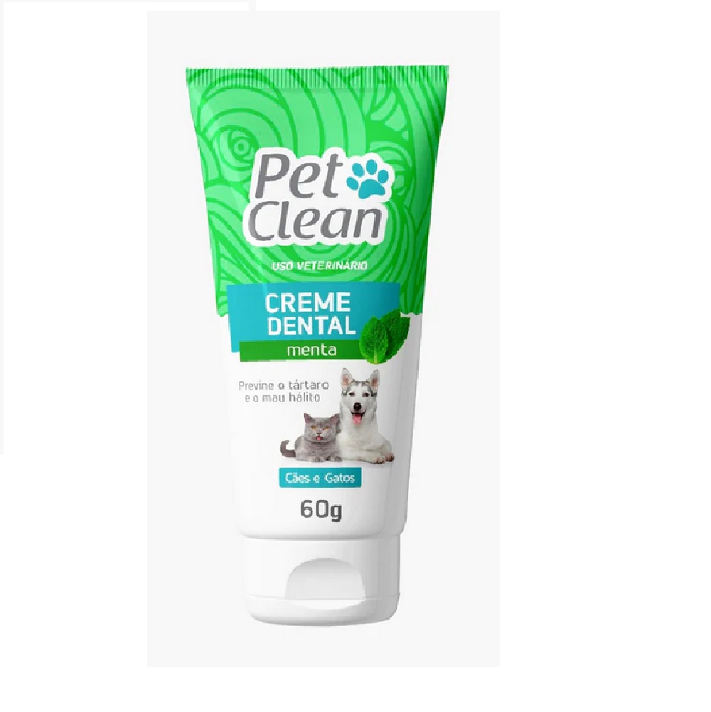 CREME DENTAL MENTA PET CLEAN 90G