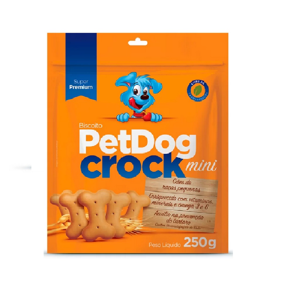 BISCOITO PET DOG CROCK MINI 250G