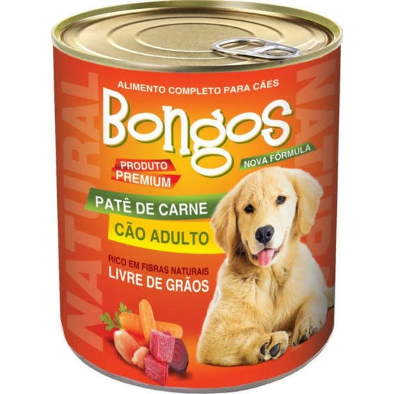 PATE BONGOS CAO ADULTO CARNE 280G