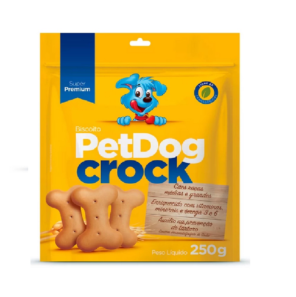 BISCOITO PET DOG CROCK 250G