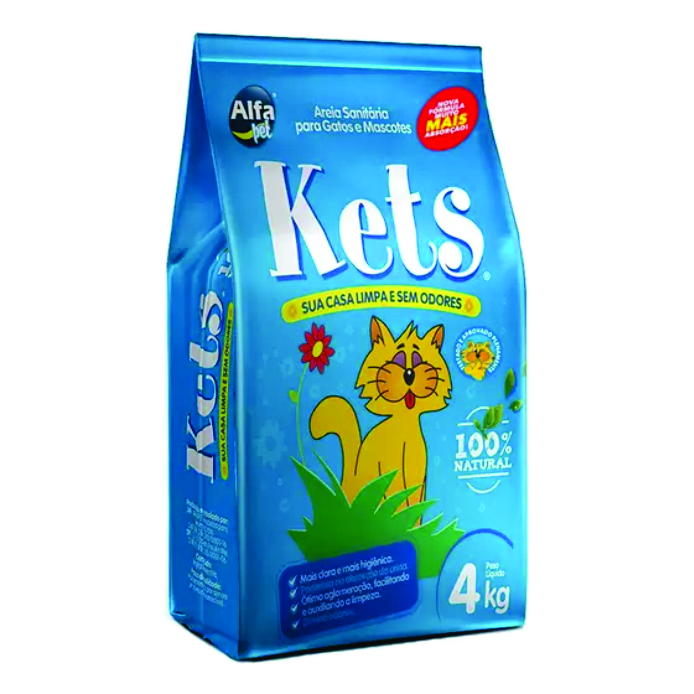 AREIA SANITARIA KETS 5X4 KG