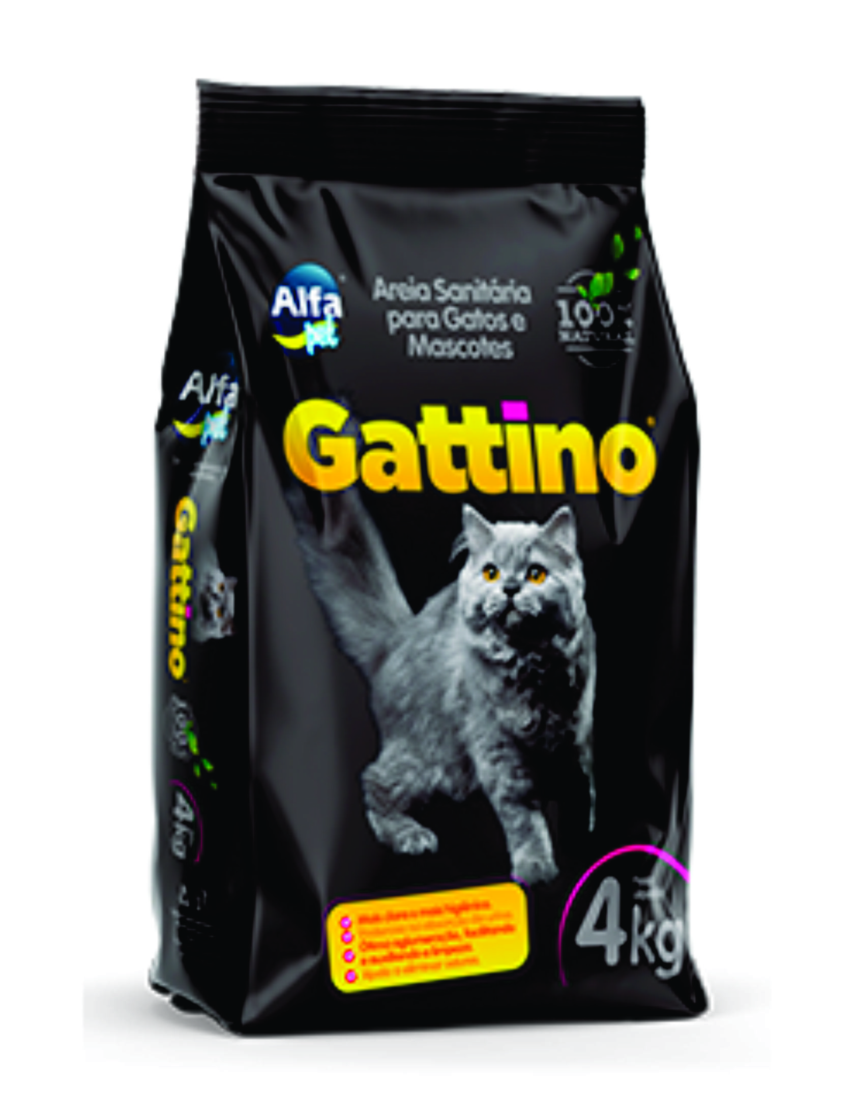 AREIA SANITARIA GATTINO 5X4 KG