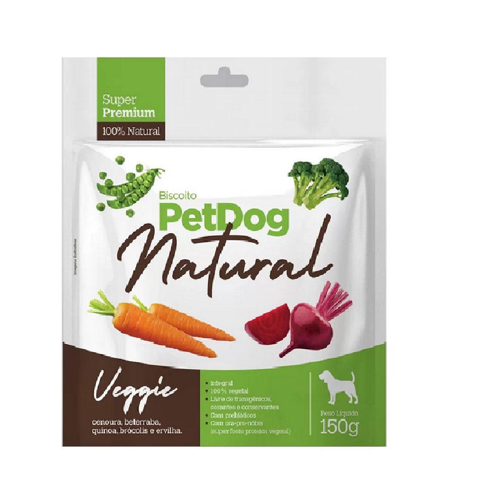 BISCOITO PET DOG NATURAL VEGGIE 150G