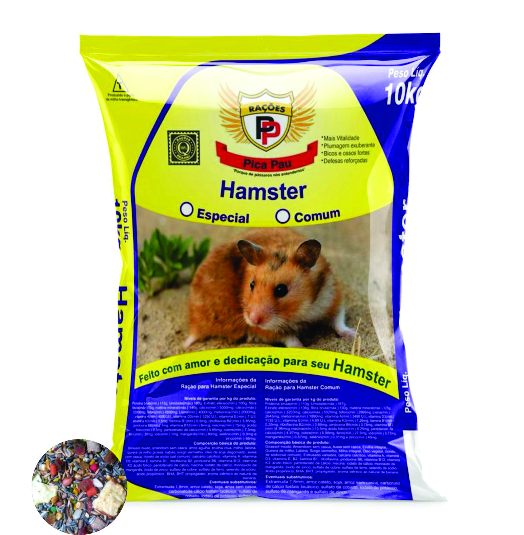MISTURA PARA HAMSTER 500GR