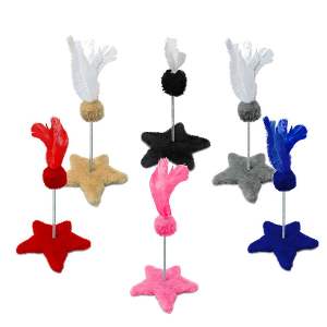 BRINQUEDO PARA GATOS COM MOLA ESTRELA