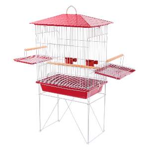 VIVEIRO CALOPSITA MANSA CHAPEU VERMELHO