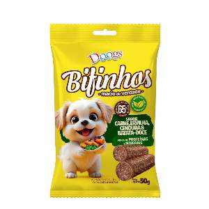 BIFINHO DOOGS CARNE ERV CEN BAT DOC 50GR